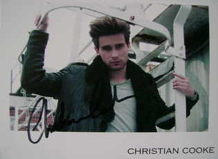 Christian Cooke autograph (hand-signed photograph)