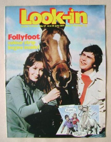 <!--1971-07-10-->Look In magazine - Follyfoot cover (10 July 1971)