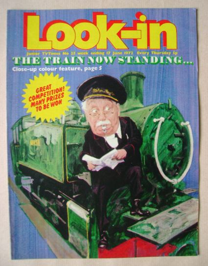 Look In magazine - The Train Now Standing cover (17 June 1972)