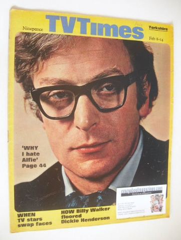 TV Times magazine - Michael Caine cover (8-14 February 1969)