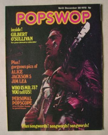 Popswop magazine - 30 December 1972