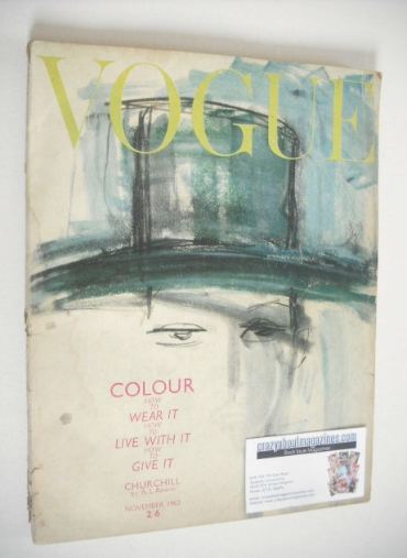 British Vogue magazine - November 1962 (Vintage Issue)