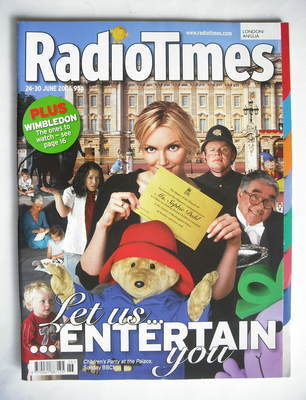 Radio Times magazine - Let Us Entertain You cover (24-30 June 2006)