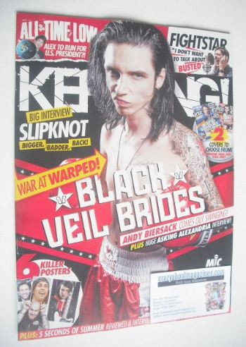 Kerrang magazine - Andy Biersack cover (17 October 2015 - Issue 1590)