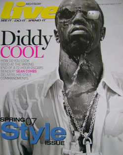 Live magazine - P Diddy cover (11 March 2007)