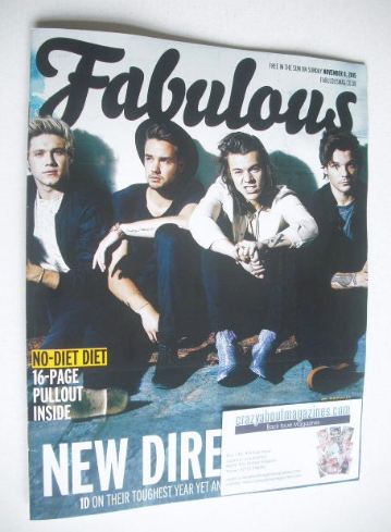 Fabulous magazine - One Direction cover (8 November 2015)