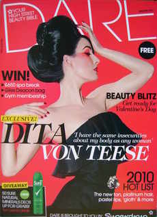 <!--2010-01-->Dare magazine - Dita Von Teese cover (January/February 2010)