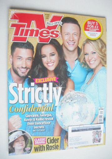TV Times magazine - Strictly cover (26 September - 2 October 2015)