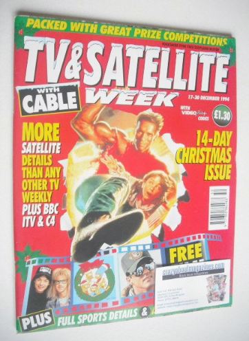 TV & Satellite Week magazine - Christmas Issue (17-30 December 1994)