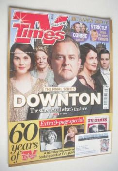 TV Times magazine - Downton cover (19-25 September 2015)