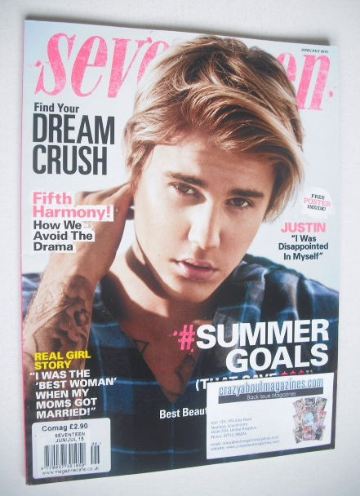 <!--2015-06-->Seventeen magazine - June/July 2015 - Justin Bieber cover