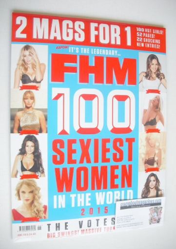 FHM magazine - 100 Sexiest Women In The World 2015 (June 2015)