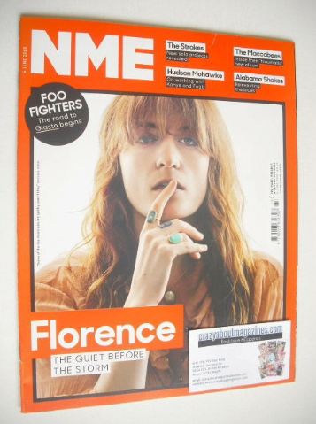 NME magazine - Florence Welch cover (6 June 2015)