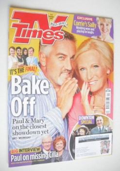 TV Times magazine - Paul Hollywood and Mary Berry cover (3-9 October 2015)