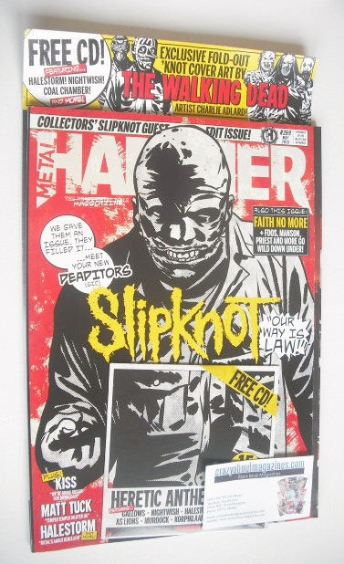 Metal Hammer magazine - Slipknot cover (May 2015)