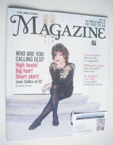 The Times magazine - Joan Collins cover (7 November 2015)