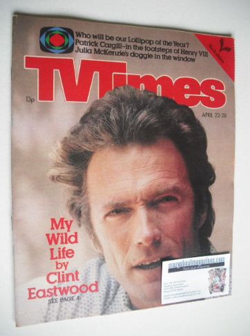 <!--1978-04-22-->TV Times magazine - Clint Eastwood cover (22-28 April 1978