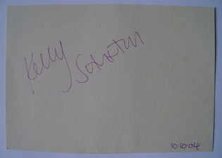 Kelly Sotherton autograph