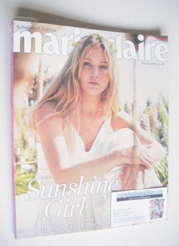 British Marie Claire magazine - July 2011 - Jennifer Lawrence cover (Subscriber's Issue)