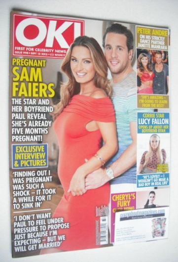 OK! magazine - Sam Faiers and Paul Knightley cover (15 September 2015 - Issue 998)