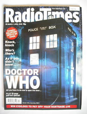 Radio Times magazine - The Tardis cover (26 March - 1 April 2005)