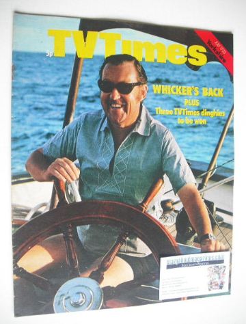 TV Times magazine - Alan Whicker cover (17-23 July 1971)