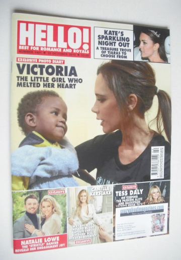 Hello! magazine - Victoria Beckham cover (19 October 2015 - Issue 1401)