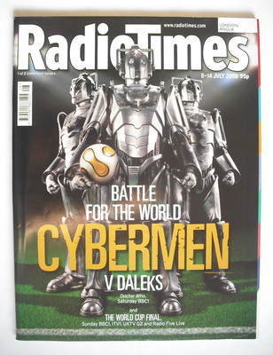 Radio Times magazine - Cybermen cover (8-14 July 2006)