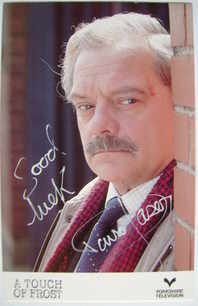 David Jason autograph (hand-signed cast card)