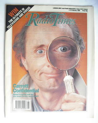 Radio Times magazine - Jasper Carrott cover (4-10 February 1989)
