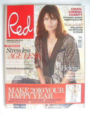 <!--2010-02-->Red magazine - February 2010 - Helena Christensen cover