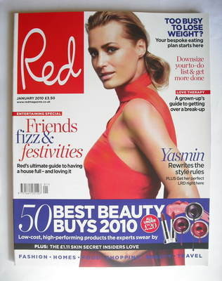 <!--2010-01-->Red magazine - January 2010 - Yasmin Le Bon cover