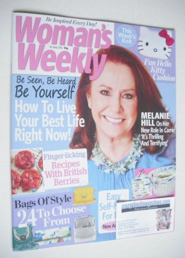 Woman's Weekly magazine (30 June 2015 - Melanie Hill cover)