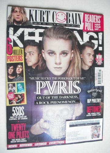 Kerrang magazine - PVRIS cover (21 November 2015 - Issue 1595)