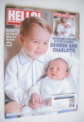 Hello! magazine - Prince George and Princess Charlotte cover (15 June 2015 - Issue 1383)