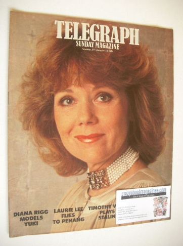 The Sunday Telegraph magazine - Diana Rigg cover (15 January 1984)