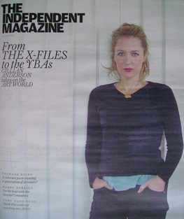 The Independent magazine - Gillian Anderson cover (10 April 2010)