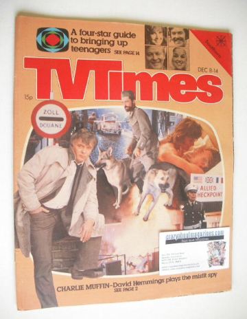 TV Times magazine - David Hemmings cover (8-14 December 1979)