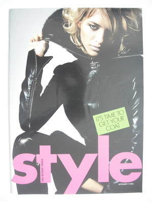 Style magazine - Sara Ziff cover (7 September 2003)