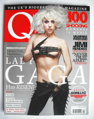 Q magazine - Lady Gaga cover (April 2010)