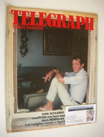The Sunday Telegraph magazine - Dirk Bogarde cover (18 March 1984)