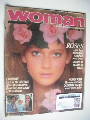 Woman magazine - Sophie Ward cover (10/17/24 July 1982)