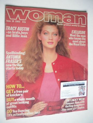 Woman magazine - Sophie Ward cover (19 June 1982)