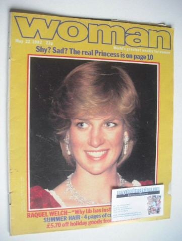 Woman magazine - Princess Diana cover (22 May 1982)