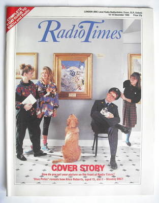 Radio Times magazine - Blue Peter cover (10-16 December 1988)
