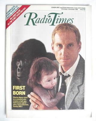 Radio Times magazine - Charles Dance cover (29 October - 4 November 1988)