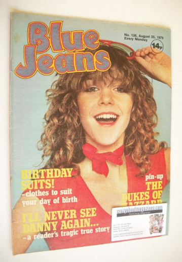 Blue Jeans magazine - Leslie Ash cover (25 August 1979 - Issue 136)