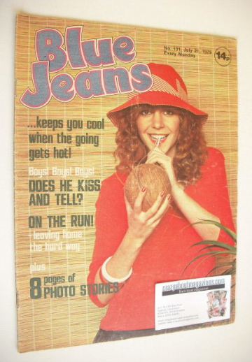 <!--1979-07-21-->Blue Jeans magazine - Leslie Ash cover (21 July 1979 - Iss