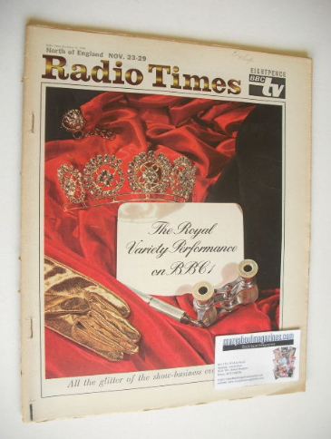 <!--1968-11-23-->Radio Times magazine - Royal Variety Performance cover (23