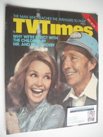 TV Times magazine - Mr and Mrs Bing Crosby cover (18-24 December 1976)